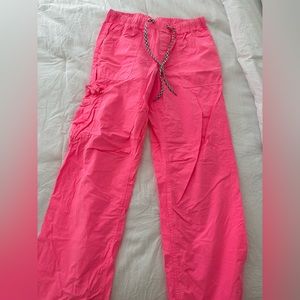 Pink Cargo Pants